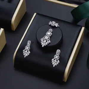 Factory Wholesale High Quality Jewelry Sets Silver 925 Necklace Set Zircon Jewelry For Women