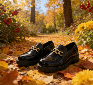 Mocasines Estilo Británico con Plataforma Impermeable para Invierno/Primavera/Verano/Otoño - Product Image 5