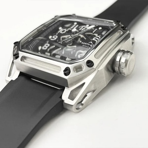 NORTH EDGE SPACE X New <b>Mechanical</b> <b>Watches</b> for Business Men ST2551 Automatic <b>Watch</b> Luxury Skeleton Silicone 10Bar - Product Image 6