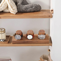 Support de présentation de montre en bois de luxe en gros, qualité exceptionnelle, organisateur de bureau personnalisé