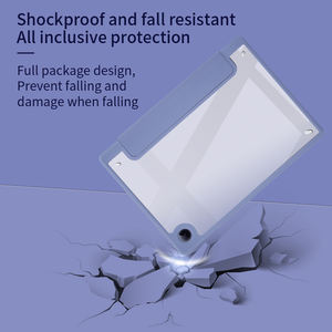 Y เคสแท็บเล็ตแบบใส,เคสป้องกันทำจาก PU พับได้3ทบสำหรับ <span class=keywords><strong>Samsung</strong></span> A8 X200 X205 A7 T500 T505 <span class=keywords><strong>S6</strong></span> P619 <span class=keywords><strong>Lite</strong></span> <span class=keywords><strong>P613</strong></span> P610 - Product Image 4