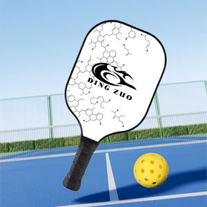 ไม้เทนนิสไม้คุณภาพสูงแบบ OEM/ODM พร้อมโลโก้สั่งทำพิเศษ อุปกรณ์ฝึกซ้อมและเล่นเพลย์บอล ไม้เทนนิส Padel โครงสร้างโลหะ - Product Image 1