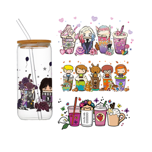 Autocollant holographique UV personnalisé pour impression par transfert, autocollant réfléchissant pour tasses, mugs, bouteilles, gobelets, pour la marque modèle UV824 - Product Image 1
