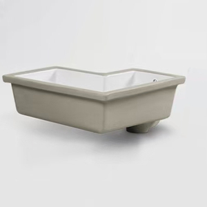 Lavabo de ferme vintage pour buanderie, à encastrer <span class=keywords><strong>sous</strong></span> comptoir, de forme irrégulière, avec <span class=keywords><strong>console</strong></span> intégrée - Product Image 3