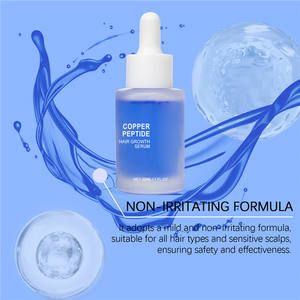 新デザイン プライベートブランド 発毛促進 ブルーカッパーペプチド ヘアセラム カッパーペプチド 育毛セラム - Product Image 3