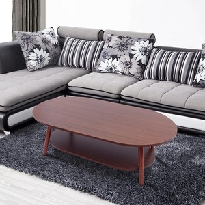 Coffee <strong>Table</strong> W/Storage Shelf 2 Tier Wooden <strong>Cocktail</strong> <strong>Table</strong> Sofa Accent Tea <strong>Table</strong> Living Room Home Office Small Furniture Center - Product Image 1