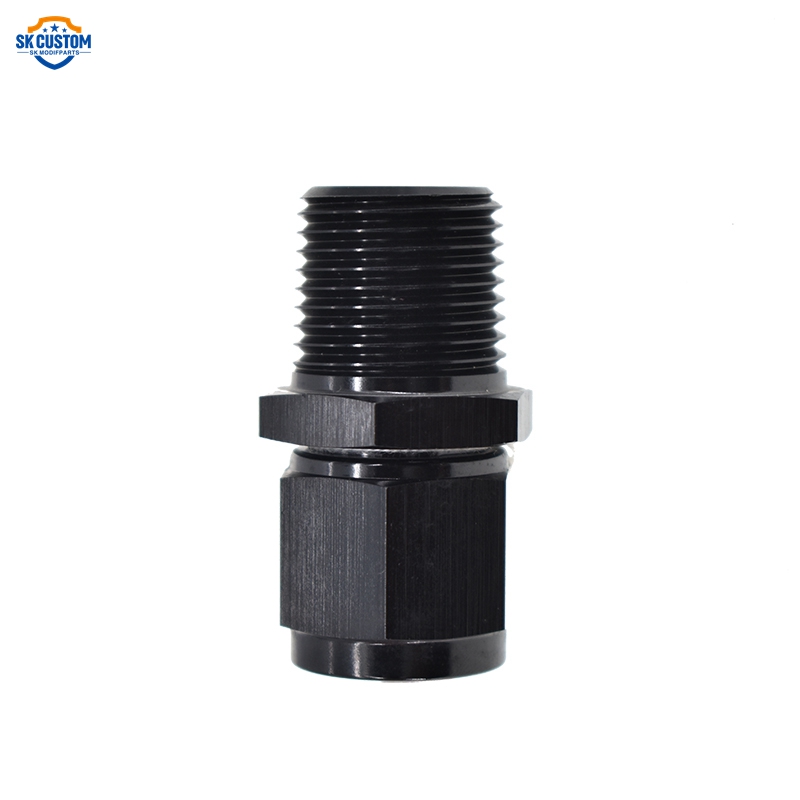 Алюминиевый переходник для шланга AN3 AN4 AN6 AN8 с внутренней резьбой на наружную резьбу 1/4 NPT 1/2NPT 3/8NPT