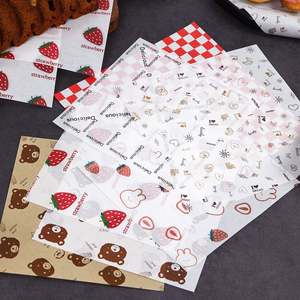 Papier alimentaire Deli, papier d'emballage pour sandwichs, papier de soie, imperméable, résistant à l'huile, pour pique-niques, fournitures de cuisine, 500 feuilles - Product Image 1