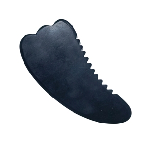 Meilleures ventes : Pierre de massage Gua Sha noire, planche et outil gratteur à dents - Product Image 1