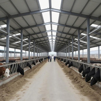 Structure en acier de qualité supérieure, hangar multi-usages pour animaux, hangar à moutons professionnel en acier