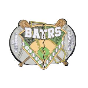 个性化酷创意二合一金属别针徽章棒球软珐琅纪念品别针定制 - Product Image 1