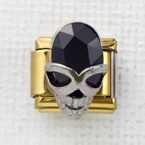 Italian <b>Charm</b> Gothic Style DIY Bracelet Stainless Steel with Gold Plating Trendy Gothic Fashion Bracelet - Product Image 6