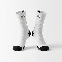 Chaussettes de sport tendance en tricot, respirantes, avec logo personnalisé, soutien de la voûte plantaire, pour les passionnés d'entraînement et de sport