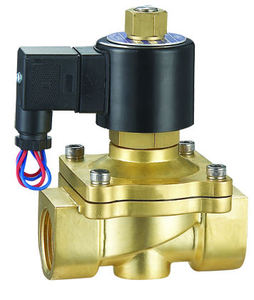 Électrovanne 2 voies normalement fermée/découpée en acier inoxydable/laiton 2W, 1/2 pouce, pour eau et gaz - Product Image 2