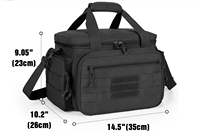 Sac à dos tactique robuste en Oxford avec poignée souple, compartiment pour ordinateur portable, vert, petit format, compatible MOLLE
