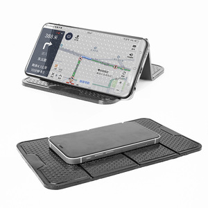Soporte para teléfono de coche, soporte magnético antideslizante para salpicadero, para dispositivo móvil, tamaño pequeño 15x8cm, tamaño grande 20x11,5 cm - Product Image 2