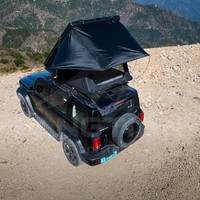 Carpa de techo triangular de aluminio - Carpa rígida para acampar en coche, impermeable y plegable, para viajes por tierra al aire libre.