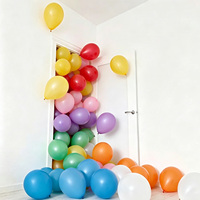100 ballons épais de couleurs assorties pour l'anniversaire des enfants, arc-en-ciel, 12 pouces, décorations de fête colorées, ballons de fête en latex