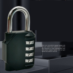 Khóa mật khẩu bốn vị trí bảo mật cao mới được thiết kế phòng tập thể dục an toàn chống trộm hợp kim kẽm khóa móc - Product Image 2