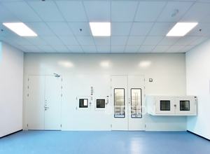 Amerikaanse op-maat gemaakte modulaire <span class=keywords><strong>cleanroom</strong></span> voor laboratoria, met HEPA-filter H15/H13/H14, automatische deuren en nieuwe deeltjescontrole. - Product Image 5