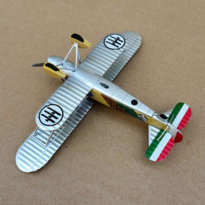 Modellini di Aerei della Seconda Guerra Mondiale 1/72, Caccia Fiat CR.32 Biplano 1:72, Kit Modellini di Aerei Italiani in Metallo Pressofuso - Product Image 5