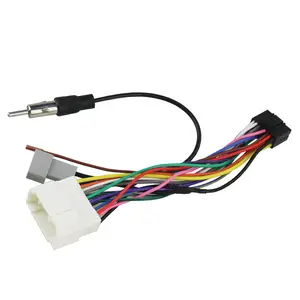 High quality GS-4052 Car 16 pin Radio wire Harness cable Adapter Android GPS Navigation harness kit