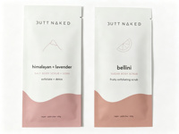 Sachets d'échantillons biodégradables PLA BPAT imprimés sur mesure, sachets en papier kraft à trois soudures latérales pour échantillons cosmétiques