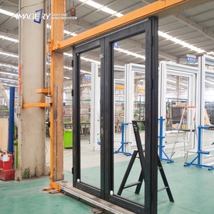 Porta a Battente in Alluminio a Risparmio Energetico, Antivento, Ecologica, <span class=keywords><strong>con</strong></span> Isolamento Termico e Chiusura Multipunto - Fornitore - Product Image 2