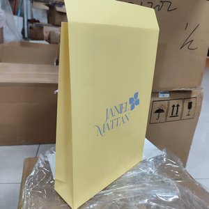 Custom Eco-friendly Self Adhesive Matte Yellow Paper Envelope Bags - Custom Printed Logo Bags for Apparel & Beauty Products - Product Image 2