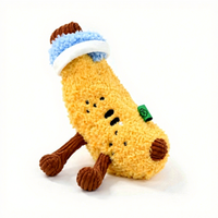 Nouveaux jouets en peluche en forme de pastèque pour chats et chiens d'intérieur avec son, jouets à mâcher pour animaux de compagnie pour le nettoyage des dents