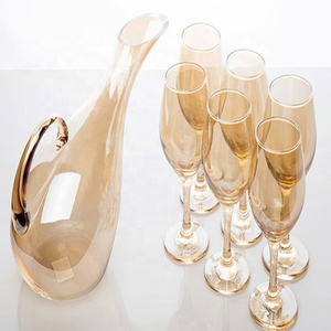 Nanlite Raymond — galvanoplastie nouveauté, avec trou sans plomb, carafe en cristal pour verre à vin - Product Image 3