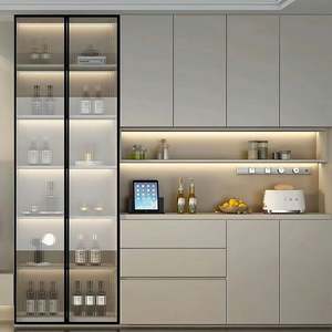 Armoire simple moderne avec lavabo intégré pour hôtel ou appartement, armoire de salle de bain, lavabo pour se laver les mains, lavabo pour le visage - Product Image 3