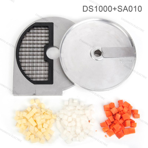 Otel kullanımı meyve sebze peynir zencefil dilim için küp kesme makinesi masa üstü - Product Image 4