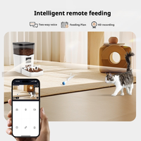 Comedero Inteligente para Mascotas FuturePets4L con Grabación de Video, Control por Aplicación y Alimentación Programada a Distancia para Comida Seca