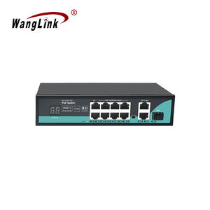 Full Gigabit 8 Port PoE Switch 8 + 2 + 1 mendukung 250 Meter transmisi jarak jauh PoE ++ BT 60W PoE Switch - Product Image 2