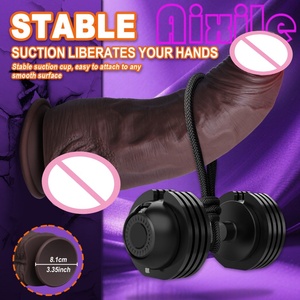 9.8 in Realistic Big Black Thick Girthy Dildos Huge Dildo Penis for Hands-Free Play G Spot BBC Dildo Anal Sex Toys for Gay <strong>Women</strong> - Product Image 1