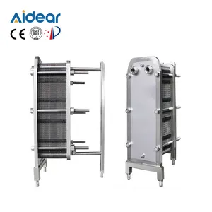 Aidear Food Grade Full Stainless Steel Milk 5 m2 scambiatore di calore a piastre miglior prezzo