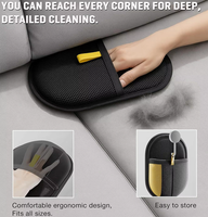 Gant de Toilettage Électrostatique Double Face pour Animaux de Compagnie, Idéal pour l'Épilation des Poils sur les Vêtements, Chiens et Chats