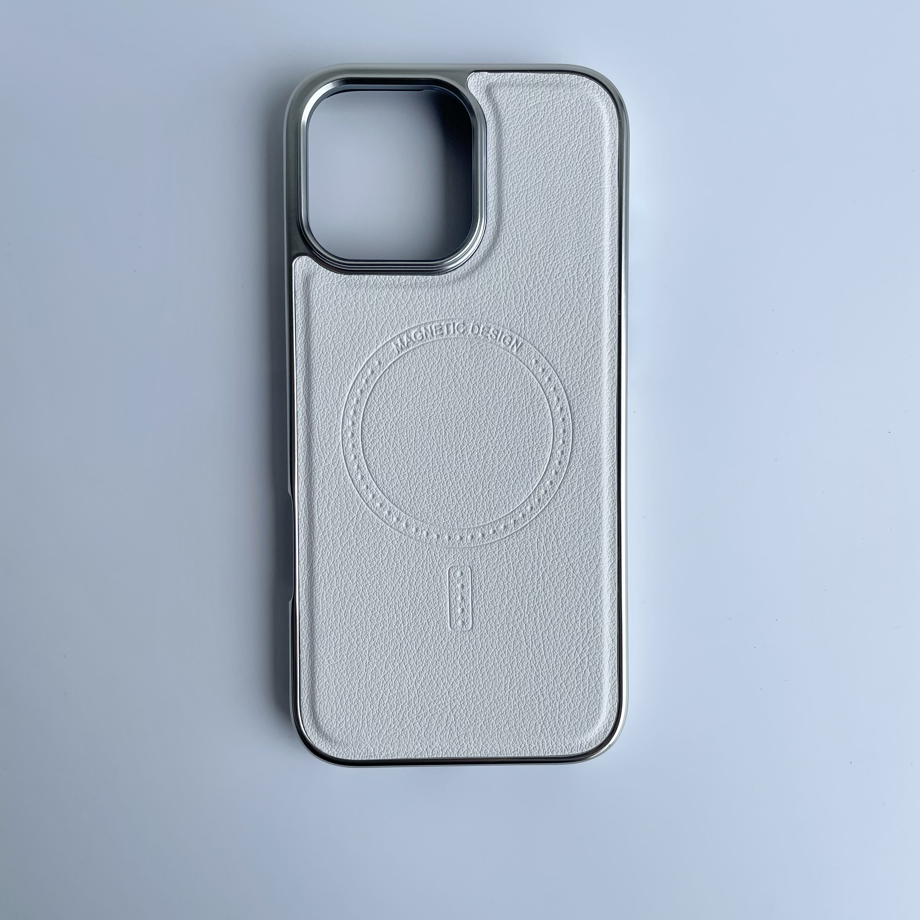 frameless magnetic leather