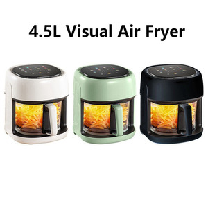 Nồi chiên không khí QF-305B-1 nhỏ 4.5L Nồi chiên điện công suất lớn hộ gia đình tinh tế Kính trực quan Nồi chiên không khí - Product Image 5
