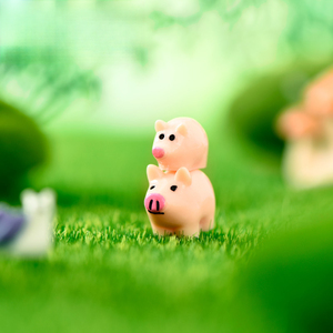 Ornements décoratifs micro-paysagers en mousse Weij, matériaux DIY pour figurines de cochonnes et petites poupées, vente en gros, faits à la main - Product Image 2