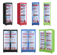 Réfrigérateur commercial pour boissons froides, vitrine de présentation en verre, vitrine réfrigérée pour fleurs, réfrigérateur à bière pour restaurant