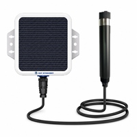 Capteur de qualité de l'eau avec alarme de contrôle des limites supérieures et inférieures, oxygène dissous, turbidité, pH, EC, et enregistreur de données LoRaWAN
