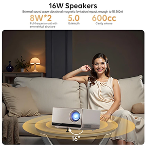 Proyector Nativo 4K UHD 3840x2160 Video 3D Beamer <span class=keywords><strong>Cine</strong></span> para Home Theater con Enfoque Automático - Product Image 2