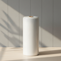 Sacs à poussière en polyéthylène haute densité (HDPE) transparents, durables et résistants aux déchirures, 6 mil, 60 gallons, en rouleau, pour le travail du bois