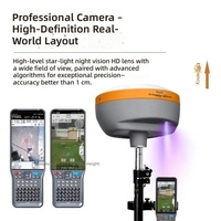 Penerima GNSS RTK Visual Generasi Hi-Target D8VR II/V300 |   1408 Saluran Instrumen Survei IMU AR Stakeout