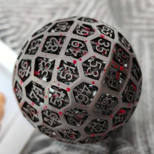 <span class=keywords><strong>Jeu</strong></span> <span class=keywords><strong>de</strong></span> dés creux en métal D100 du MDN Donjons et dragons polyédriques 100 côtés D & D RPG <span class=keywords><strong>Jeu</strong></span> <span class=keywords><strong>de</strong></span> rôle D et D Table Jeux <span class=keywords><strong>de</strong></span> société Accessoires - Product Image 3