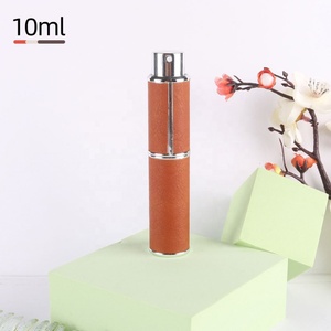 Factory Direct Sales New Design Bottom Leather 10ml Refillable <b>Bottle</b> Atomizer Perfume Fine <b>Mist</b> Sprayer for Gift Sets - Product Image 4