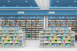 05-QWJYS001 Magasin de médecine Design d'intérieur Meilleur <span class=keywords><strong>prix</strong></span> <span class=keywords><strong>Armoire</strong></span> de <span class=keywords><strong>pharmacie</strong></span> pour magasin de <span class=keywords><strong>pharmacie</strong></span> Design d'intérieur - Product Image 6