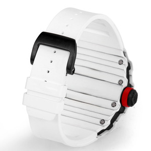 Montre-bracelet mécanique en fibre de carbone RM White 2702, luxe, tourbillon, mouvement automatique, montre-bracelet essentielle pour homme, mode, gym - Product Image 6